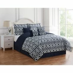 Best reviews of 🧨 Ashley-Cooper Comforters & Bedding Sets Ashley Cooper™ 7pc. Nautical Lattice Comforter Set 🌟