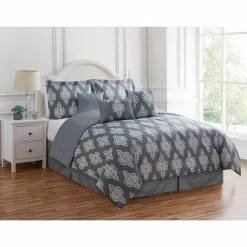 Deals ❤️ Ashley-Cooper Comforters & Bedding Sets Ashley Cooper™ Ogee 7pc. Micro Comforter Set ⌛