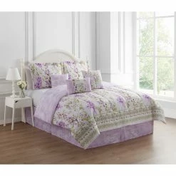 Flash Sale 🔔 Ashley-Cooper Comforters & Bedding Sets Ashley Cooper™ 7pc. Willa Microfiber Reversible Comforter Set 🧨