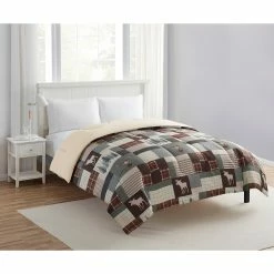 Best Pirce 😀 Ashley-Cooper Bed Ashley Cooper™ Misty Mountain Print Reversible Comforter 💯