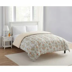 Outlet ✨ Ashley-Cooper Bed Ashley Cooper™ Botanical Damask Print Reversible Comforter 🤩
