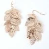 Best deal 🔥 Ashley-Cooper Ashley Cooper™ Rose Gold Cluster Leaf Drop Earrings 🛒