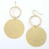 Best deal 😍 Ashley-Cooper Ashley Cooper™ Double Circle Sparkly Gold Drop Earrings ❤️
