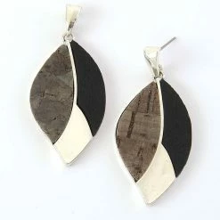 New 👏 Ashley-Cooper Ashley Cooper™ Geometric Leaf Drop Earrings 🎁