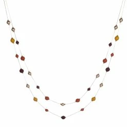 Outlet ⭐ Ashley-Cooper Necklaces & Pendants Ashley Cooper™ Two Row Station Break Beaded Necklace ⭐