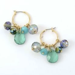 Buy 🥰 Ashley-Cooper Ashley Cooper™ Small Beaded Dangle Hoop Earrings 🥰