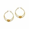 Coupon 🛒 Ashley-Cooper Ashley Cooper™ Gold-Tone Double Row Stone Center Hoop Earrings 🔥 -Ashley Cooper Shop unnamed file 288