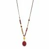 Wholesale 😀 Ashley-Cooper Necklaces & Pendants Ashley Cooper™ Long Berry & Neutral Double Beaded Pendant ⭐