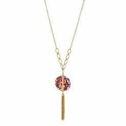 Outlet ✨ Ashley-Cooper Jewelry & ⌚ Watches Ashley Cooper™ Gold-Tone Multi Color Lucite Pendant Necklace 🎁