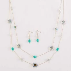 Best Sale 😍 Ashley-Cooper Sets Ashley Cooper™ Beaded Illusion Necklace & Earring Set ⌛