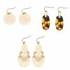 Best deal 🛒 Ashley-Cooper Ashley Cooper™ Filigree And Tortoise Drop Trio Earrings ⌛