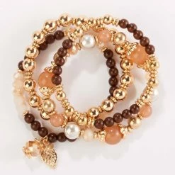 Brand new 🛒 Ashley-Cooper Bracelets Ashley Cooper™ 4pc. Multi Bead Stretch Bracelet 🔥