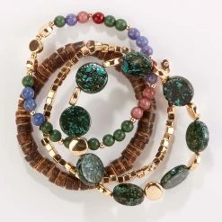 Brand new 😍 Ashley-Cooper Bracelets Ashley Cooper™ 4pc. Metal Multi Bead Stretch Bracelet 🎉