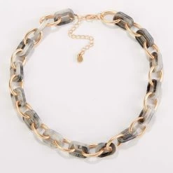 Cheapest ⌛ Ashley-Cooper Necklaces & Pendants Ashley Cooper™ Chunky Acrylic Chain Link Collar Necklace ⭐