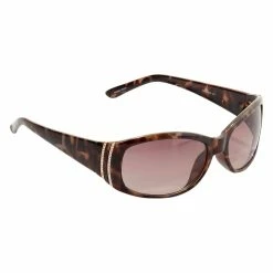 Flash Sale 🤩 Ashley-Cooper 👩 Womens Ashley Cooper™ Plastic Mod Oval Wrap 👓 Sunglasses 🌟