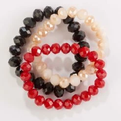Promo 💯 Ashley-Cooper Bracelets Ashley Cooper™ Beaded Three Row Stretch Bracelet ⌛