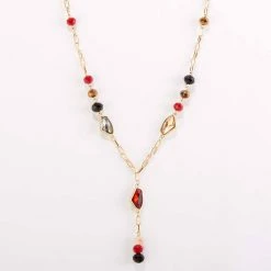 Flash Sale 🌟 Ashley-Cooper Necklaces & Pendants Ashley Cooper™ Long Stationed Y-Necklace With Triple Bead Drop 🛒