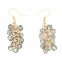 Brand new 😍 Ashley-Cooper Ashley Cooper™ Beaded Cluster Drop Earrings - Grey 👍