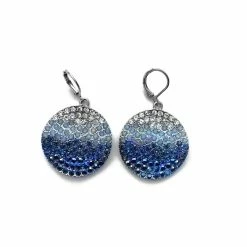 Coupon 🧨 Ashley-Cooper Ashley Cooper™ Drop Earrings W/ Wavy Casting & Ombre Glass Stones 🌟