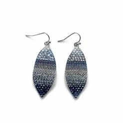 Discount ⭐ Ashley-Cooper Ashley Cooper™ Rhodium Drop Earrings With Glass Ombre Stones 🧨