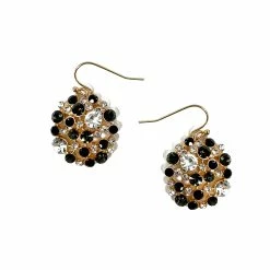 Hot Sale 💯 Ashley-Cooper Ashley Cooper™ Gold Earrings With Multi-Color Glass Stone Drop 😉