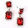Brand new 🛒 Ashley-Cooper Ashley Cooper™ Red Stone And Crystal Square Drop Earrings ⭐ -Ashley Cooper Shop unnamed file 457