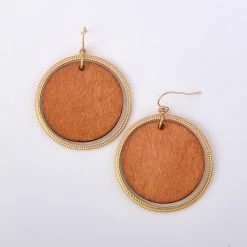 Brand new 🔔 Ashley-Cooper Jewelry & ⌚ Watches Ashley Cooper™ Gold Plated Circle Fish Hook Hoop Earrings 🌟