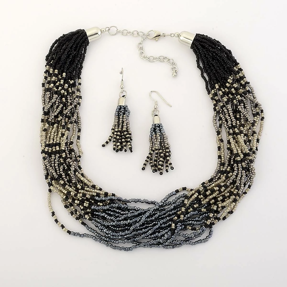 Buy 🛒 Ashley-Cooper Sets Ashley Cooper™ Seed Bead Necklace And Tassel Fish Hook Earrings 😉 3 Buy 🛒 Ashley-Cooper Sets Ashley Cooper™ Seed Bead Necklace And Tassel Fish Hook Earrings 😉