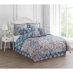 Best reviews of 😍 Ashley-Cooper Comforters & Bedding Sets Ashley Cooper™ Patch 7pc. Reversible Comforter Set 🥰