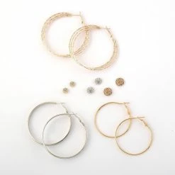 Promo 😀 Ashley-Cooper Ashley Cooper™ 6pc. Fireballs And Glitter Paper Earrings ⭐