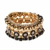 Best Pirce 👏 Ashley-Cooper Bracelets Ashley Cooper™ 4pc. Black And Gold Stretch Bracelet Set 🥰 -Ashley Cooper Shop unnamed file 535