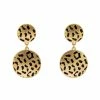 Best deal ⭐ Ashley-Cooper Ashley Cooper™ Gold-Tone Leopard Print Double Drop Earrings 🧨 -Ashley Cooper Shop unnamed file 547