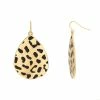 Promo ❤️ Ashley-Cooper Ashley Cooper™ Gold-Tone Leopard Print Teardrop Earrings 💯 -Ashley Cooper Shop unnamed file 549