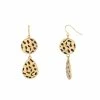 Deals 🌟 Ashley-Cooper Ashley Cooper™ Gold-Tone Leopard Print Double Drop Earrings 🔥 -Ashley Cooper Shop unnamed file 551