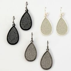 Best deal ❤️ Ashley-Cooper Ashley Cooper™ Sugar Teardrop Trio Earrings 🔔