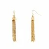 Best Sale 😉 Ashley-Cooper Ashley Cooper™ Gold-Tone Rhinestone Chain Tassel Earrings 😉 -Ashley Cooper Shop unnamed file 580