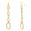 Promo 🔔 Ashley-Cooper Ashley Cooper™ Gold-Tone Linear Open Link Drop Earrings 🎁
