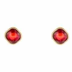 Flash Sale 🎁 Ashley-Cooper Ashley Cooper™ Gold-Tone Red Stone Post Stud Earrings 😍