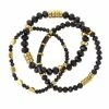 Cheapest 🌟 Ashley-Cooper Bracelets Ashley Cooper™ Gold-Tone & Jet Beaded Stretch Bracelet 🧨
