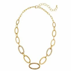 New 🌟 Ashley-Cooper Necklaces & Pendants Ashley Cooper™ Gold-Tone Short Graduated Open Link Necklace 👍