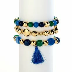 Best Pirce 🔥 Ashley-Cooper Bracelets Ashley Cooper™ 3 Row Tassel Accent Stretch Bracelet ✨