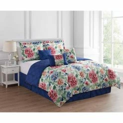 Coupon 😉 Ashley-Cooper Comforters & Bedding Sets Ashley Cooper™ 7pc. Watercolor Roses Reversible Comforter Set 💯