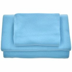Flash Sale 🎁 Ashley-Cooper Sheets Ashley Cooper™ Solid Fleece Sheet Set - Sky Blue 👏