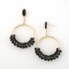 Wholesale 🎉 Ashley-Cooper Ashley Cooper™ Gold And Black Beaded Drop Hoop Earrings 🌟 -Ashley Cooper Shop unnamed file 674