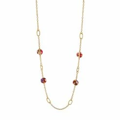 Brand new ✨ Ashley-Cooper Necklaces & Pendants Ashley Cooper™ Gold-Tone Long Round Multi Color Station Necklace 🎁