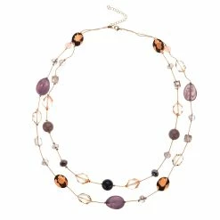 Coupon ⭐ Ashley-Cooper Necklaces & Pendants Ashley Cooper™ Double Row Neutral Chain And Beaded Necklace 🎁