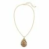 Best Pirce 💯 Ashley-Cooper Necklaces & Pendants Ashley Cooper™ Gold-Tone Short Leopard Teardrop Pendant Necklace 😀 -Ashley Cooper Shop unnamed file 696