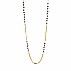 Best deal 😀 Ashley-Cooper Necklaces & Pendants Ashley Cooper™ Gold-Tone Long Bead Station Herringbone Necklace 😉