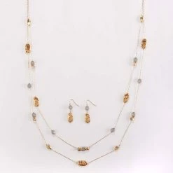 Flash Sale ⭐ Ashley-Cooper Sets Ashley Cooper™ Beaded Illusion Necklace And Earring Set 😍